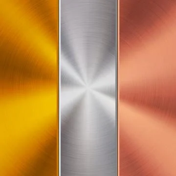 Gold Metal Background Stock Illustration