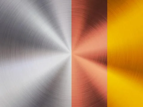 Gold Metal Background Stock Illustration