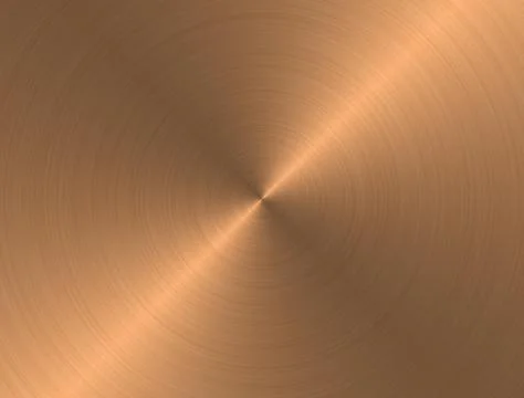 Gold metal circle background Stock Illustration