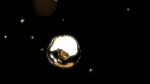 Gold Metal Liquid - 63 Stock Footage