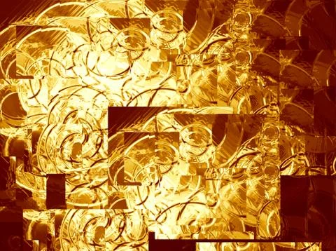 Gold metallic background Stock Illustration