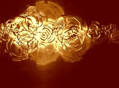 Gold metallic background Stock Illustration