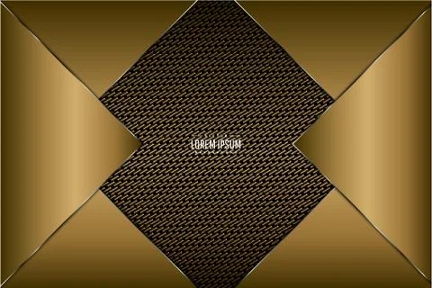 Gold metallic background Stock Illustration