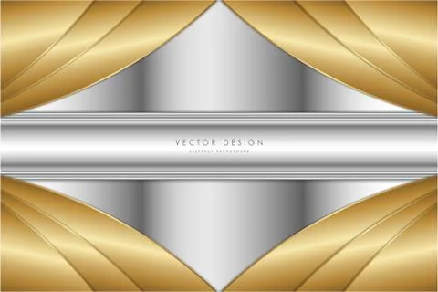 Gold metallic background. Stock Illustration