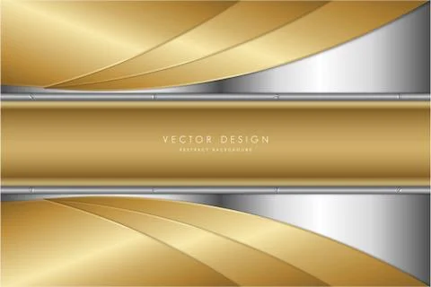 Gold metallic background. Stock Illustration