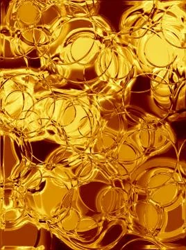 Gold metallic background Stock Photos