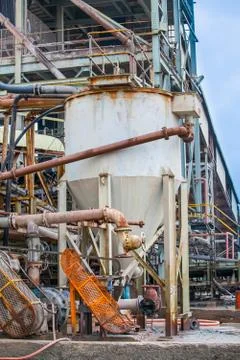 Gold Mine facility processing plant Stock Photos