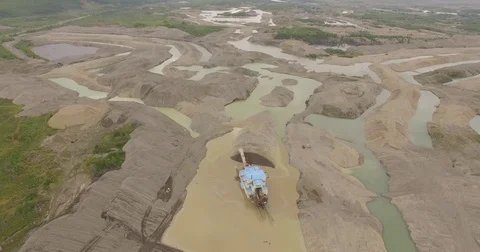 Gold mining 库存影片 77577494