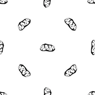 Gold mining pattern seamless black Stock Illustration