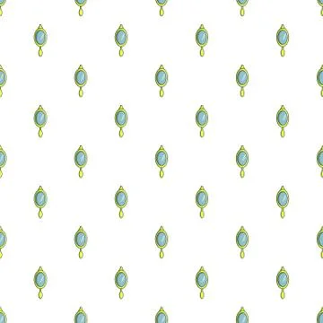 Gold mirror pattern seamless Stock Illustration