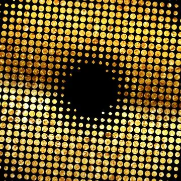 Gold Mosaic Abstract Stock Illustration