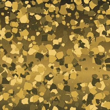 Gold mosaic geometric pattern texture with dark accents Stock Illustration