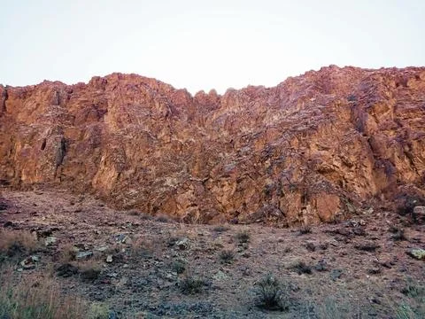Gold mountain Stock Photos