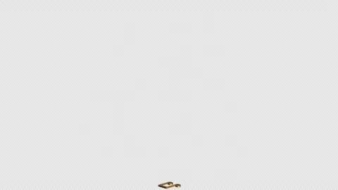 Gold Musical Notes Splash Stock Footage 280352945