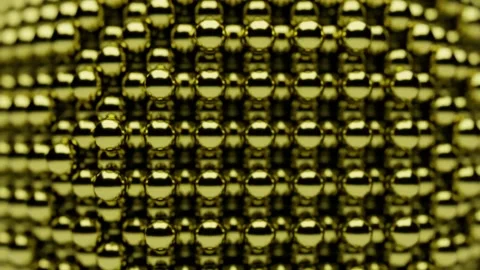 Gold nanoparticle spinning Close up shot, Nanotechnology and quantum computing Stock Footage 240753000