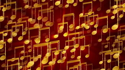 Gold notes background Stock Footage 65257614