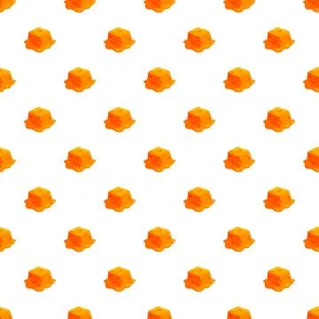 Gold nugget pattern representing finance and treasure Stock Illustration