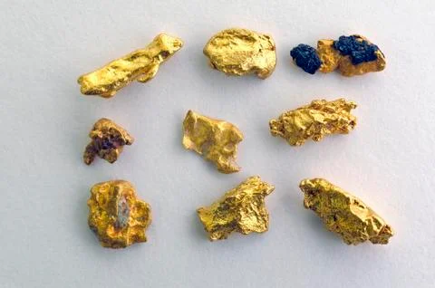 Gold nugget Stock Photos