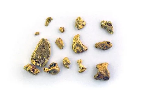 Gold nugget Stock Photos