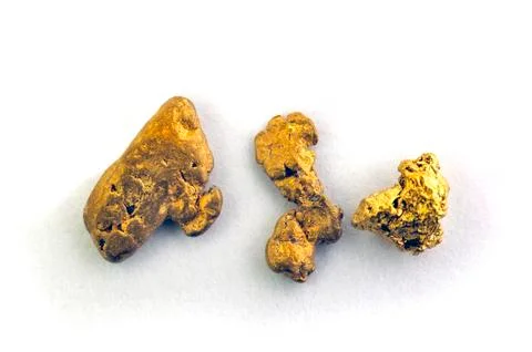 Gold nugget Stock Photos