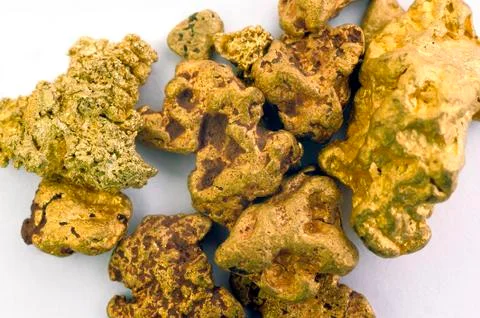 Gold nugget Stock Photos