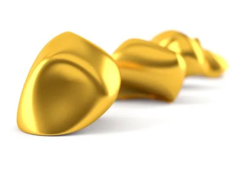 Gold nuggets Stock Illustration