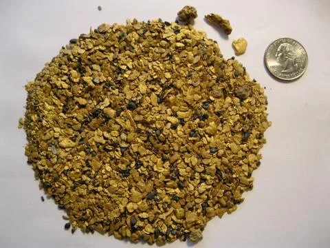 Gold Nuggets Stock Photos
