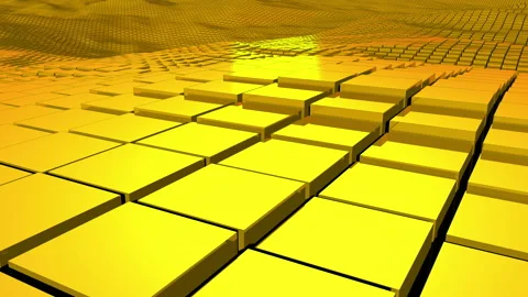 Gold Ocean Stock Footage 87224003