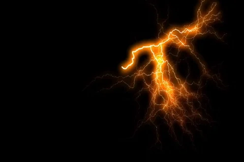 Gold Omnidirectional Lightning Vídeos de archivo 65299