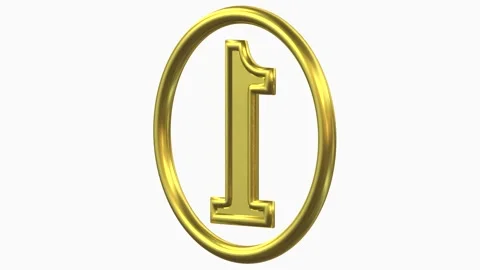 Gold one 動画素材 155547449