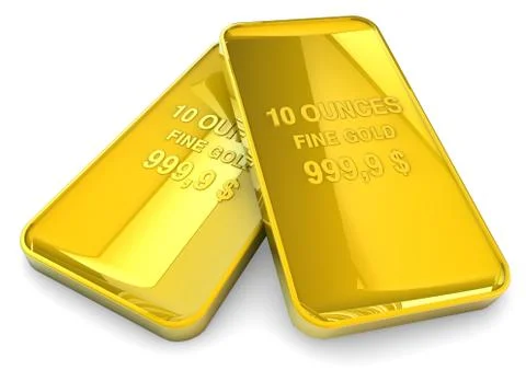 Gold ounces Stock Illustration