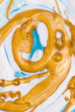 Gold paint Stock Photos