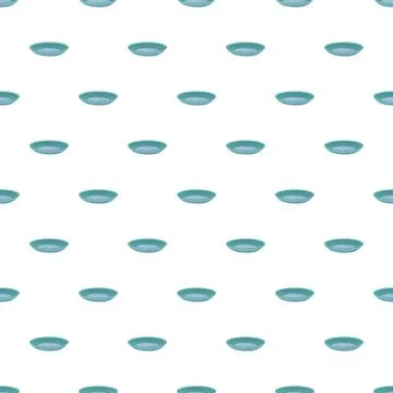 Gold panning sieve pattern repeating on white background Stock Illustration