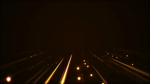 Gold Particals Flow Background Stock Footage 93043166