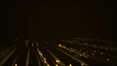 Gold Particals Flow Stock Footage 94273075