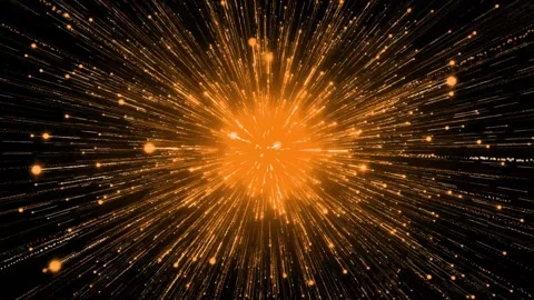 Gold Particle 4k effect video Stock Footage 305089230