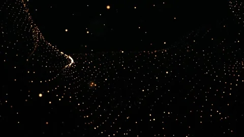Gold particle background Stock Footage 308481906