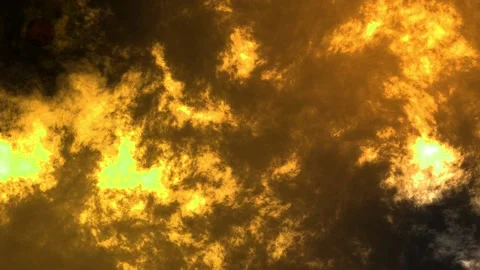Gold Particle Background Slow Motion Moving Dark Yellow Particles Stock Footage 183412897