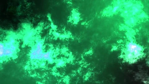 Gold Particle Background Slow Motion Moving Light Green Particles Stock Footage 183415050