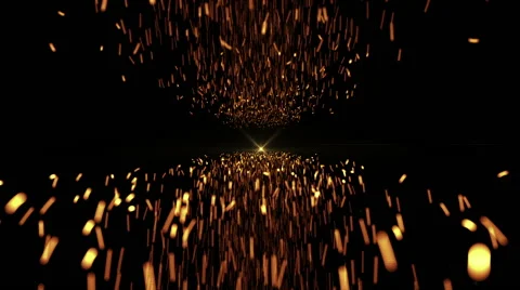 Gold Particle Backgrounds Stock Footage 43311560