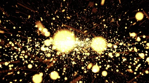 Gold Particle Backgrounds Stock Footage 43311645