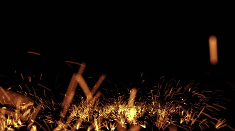 Gold Particle Backgrounds Stock Footage 43312364