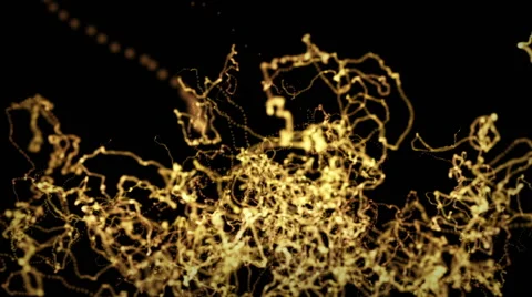 Gold Particle Backgrounds Stock Footage 43314443