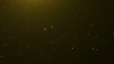 Gold particle with blink effect background. Looping seamless space backdrop 스톡 동영상 131136138