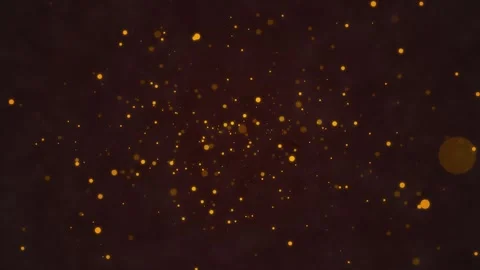 Gold particle with bokeh glittering loop, luxury, shine sparkle, award, ceremony Видео 311499550