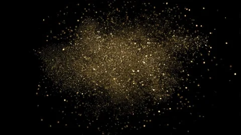 Gold particle burst drifting full screen background seamless loop hand draw.. 스톡 동영상 339791567