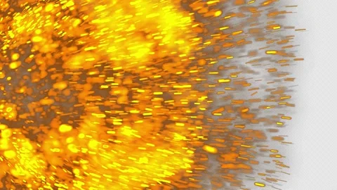 Gold Particle Explotion Transition Left to Right Stock Footage 317328194