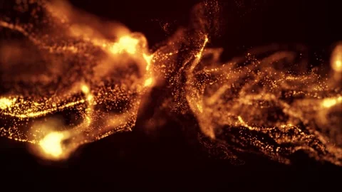 Gold-particle-float Stock Footage 163904205