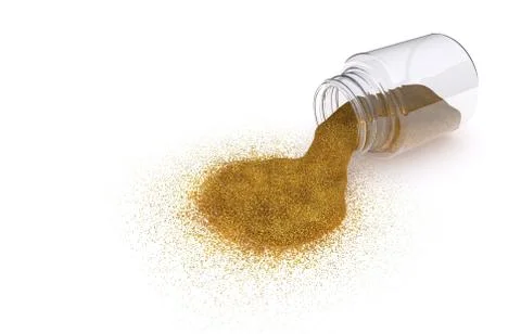 Gold particle Stockillustratie