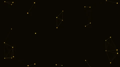 Gold Particle Network Deep Space Network Loop Видео 342611961